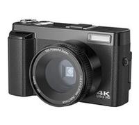 Appareil Photo Numérique 4K 48MP - Zoom 16x - Écran Basculant 3,0" 180° - 64GB + 2 Batteries + Double Charge - Prêt à Filmer