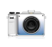 Appareil photo numérique 4K/48MP/zoom numérique 18X/anti-tremblement/autofocus Blanc