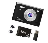 Appareil photo numérique 4K 6400 W Pixelé 6,3 cm Écran de remplissage de lumière améliore les performances en faible luminosité pour photographie de voyage Appareil photo numérique avec mode scène