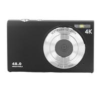 Appareil Photo Numérique 4K, Appareil Photo Compact 48 MP avec écran IPS HD de 2,8 Pouces, Zoom Automatique 16X, Appareil Photo de Poche Anti-secousse pour Voyage, (Black)