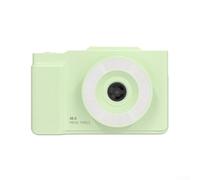 Appareil photo numérique 4K avec 6400 W pixels, écran rotatif IPS Flip de 2,8", zoom 16x, support de carte TF, design léger pour étudiants débutants (vert)