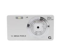 Appareil Photo Numérique 4K avec Zoom 20X, Batterie Rechargeable 750 MAh, écran 2,7 Pouces, Haut-Parleur intégré, Photographie 56 MP, 20 Uniques et Secousse pour Les Voyages (64GB)