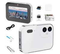 Appareil Photo Numérique 4K, Caméra Vlogging 64MP, Vision Nocturne, Écran Tactile HD 3 Pouces, Petite Caméra Compacte pour Enfants