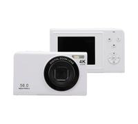 Appareil Photo Numérique 4K, Caméra Vlogging avec Pixels 56M, Autofocus, Zoom 16X, écran de 2,4 Pouces, Batterie Rechargeable, Support de Carte 128 Go, Enregistreur Vidéo de