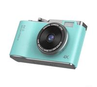 Appareil photo numérique 4K HD 64 MP avec écran de 2,4", caméra selfie portable pour étudiants et adolescents, enregistrement vidéo 1080p, zoom 16x, point compact et prise de vue avec transfert OTG