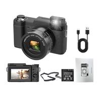 Appareil photo numérique 4K, portable avec résolution et capteur de 48 mégapixels, câble de charge, fournitures de photographie créative pour vidéo