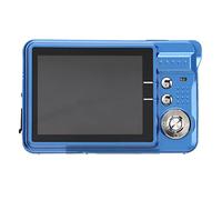 Appareil Photo Numérique 4K pour la Photographie et la Vidéo, Caméra de Vlogging Anti-tremblement Zoom 8X, écran LCD 48MP 2,7 Pouces, Rechargeable avec Lumière D'appoint (Bleu)