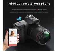 Appareil Photo NuméRique 4K WIFI WebCam Enregistreur VidéO CaméScope 64MP CaméRa Zoom CaméRa de Blog avec Carte MéMoire 32G
