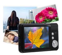 Appareil Photo Numérique 4K, Zoom Numérique 8X, Caméra Vlog 48 MP, écran 2,7 Pouces, Lumière de Remplissage Intégrée, Prise en Charge de la Transmission de Données USB, (Black)