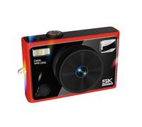 Appareil photo numérique 5 K 64 MP 1300 mAh avec beauté et mise au point automatique 4608 x 2560 pour les fêtes, les voyages et l'utilisation quotidienne Caméra à écran IPS