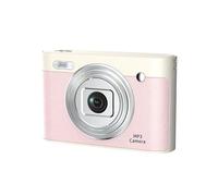 Appareil photo numérique 50 MP avec zoom amélioré, double objectif et carte de 32 Go dont vous avez besoin pour la photographie (rose A16 sans carte)