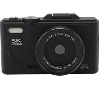 appareil photo numérique 5k 75MP HD 18x Zoom Autofocus Rétro sans miroir avec écran 3 pouces pour la photographie de voyage Noir