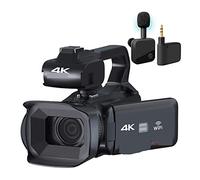 Appareil photo numérique 64 MP avec vidéo 4K, zoom 18x, caméscope professionnel en streaming, enregistreur Vlog, carte SD 64 Go incluse