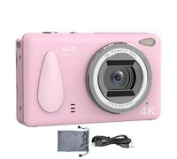 Appareil Photo numérique 64 Mpx - Zoom 18x, autofocus, 4K, Grand écran 2,4 Pouces | Caméra de Poche compacte, caméscope HD Anti-Vibrations, idéal pour Le vlogging, Les Voyages, Les Adolescents et Les