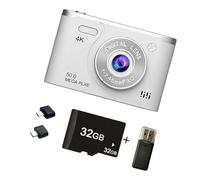 Appareil photo numérique 6400 W pixelisé avec optimisation de l'environnement sombre et écran compact de 2,5" pour appareil photo numérique extérieur Vlog avec mode scène
