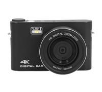 Appareil Photo Numérique 64MP, écran Tactile LCD TFT 3 Pouces, Zoom Numérique 18X, Caméra de 4K avec Flash LED, Lecteur MP3, pour la Diffusion en Direct, la Diffusion