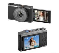 Appareil photo numérique 68 MP avec zoom 28x, écran rabattable à 180 degrés, vidéo 4K, format de fichier MOV et chargement de type C (B)