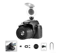 Appareil photo numérique 68 MP vidéo 4K Zoom 28x, viseur à écran rabattable, appareil photo reflex numérique DC207, HD pour caméscope et équipement de photographie (lumière couleur de l'appareil photo