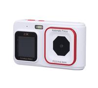 Appareil Photo Numérique 72MP Caméra Vidéo Numérique 2 Caméra Compacte Selfie 5K HD, Zoom 16x, écrans Automatiques, Facile à Utiliser, Noir (White)