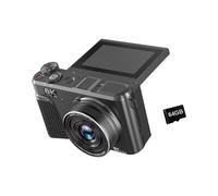 Appareil photo numérique 8 K 88 MP avec écran de basculement à 180 degrés LED Lumière de remplissage numérique 18 x