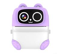 Appareil photo numérique à double objectif avec 48 MP pour enfants, écran HD 2 4", impression photo thermique sans recharge d'encre, capture vidéo et photo étendue (bleu)