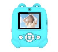 Appareil photo numérique à double objectif pour enfants avec photos de 48 MP, écran HD de 2 de 10,2 cm, technologie d'impression thermique sans encre, carte mémoire prend en charge jusqu'à 64 Go (vert