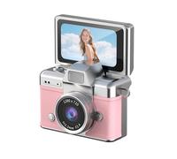 Appareil photo numérique à écran facile à utiliser, caméscope rétro esthétique avec art pour les photographes débutants, appareil photo au design rétro