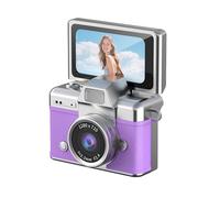 Appareil photo numérique à écran facile à utiliser, caméscope rétro esthétique avec art pour les photographes débutants, appareil photo au design rétro