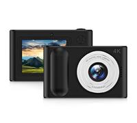 Appareil Photo Numérique, Appareil Photo 4K pour Enfants HD 48MP, Zoom 16X, Appareil Photo Numérique avec écran 2,4 Pouces, Petit Appareil Photo Compact pour la Photographie de