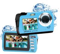 Appareil photo numérique Aquapix W3048-I Edge Iceblue 48 Mill. pixel glace, bleu caméra submersible, écran frontal