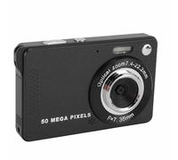 Appareil Photo Numérique, Caméra de 1080P, Appareil Photo Numérique à Zoom Numérique 50MP 16X avec écran TFT de 2,8 Pouces, Appareil Photo Compact Portable pour (Black)