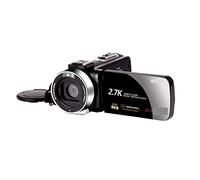 Appareil Photo Numérique, Caméra vidéo 2.7K caméscope numérique en Direct for Un Usage Domestique Zoom 16X 30MP Vlog Webcam 3.0 écran Tactile Rotatif(Standard)