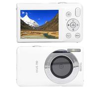 Appareil Photo Numérique, Caméscope de Voyage Quotidien Portable à Entrée D'écran 2,7 Pouces, 8K 68MP 16X Zoom Timer Shoot Appareil Photo Numérique Compact, 750mAh (Blanc)