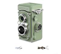 Appareil photo numérique Ccd rétro haute définition Enregistreur vidéo compact ABS construit pour campus vie vlogging étudiants Blanc Option de couleur (vert)