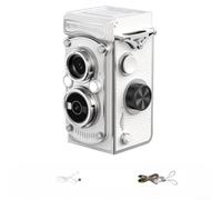 Appareil photo numérique CCD rétro HD pour étudiants vloggers avec design nostalgique, taille portable et capture vidéo claire pour le partage social (blanc)