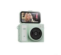 Appareil photo numérique CCD rétro miniature avec vidéo 2K et écran rabattable de 3,7 cm, caméra de prise de vue portable pour capturer des moments quotidiens (vert)