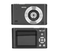 Appareil Photo Numérique Compact 48 MP 2,5 K HD avec Mise au Point Automatique pour Les Fêtes de Fin D'études à Domicile (Black)