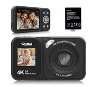 Rollei Appareil photo numérique compact Compactline 64 Double écran 64 MP 4K Zoom