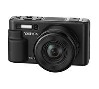 Yashica Appareil photo numérique compact City 200 72MP Zoom optique 10x Vidéo 5K Noir