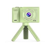Appareil Photo Numérique Cuifati pour Enfants avec Trépied, Caméra Vidéo HD à Double Objectif Avant et Arrière 12MP 1080P, Vert
