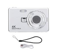 Appareil Photo numérique de 2,4 Pouces, caméra compacte vidéo 4K avec Une Haute résolution de 50 MP et Un Zoom x16, Appareil Photo Selfie Portable pour Les débutants en (Pas de Carte mémoire)