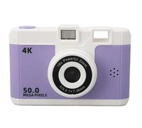 Appareil Photo Numérique de 50MP 1080P avec des Appareils-Photo, Caméra Compacte de Point et de Prise de Vue Comportant Le Bourdonnement 8X et (Purple)
