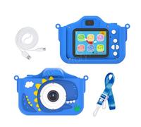 Appareil Photo Numérique - DINOCAM - 1080P - Enfants - Rechargeable USB - Bleu