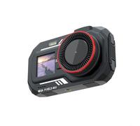 Appareil photo numérique double écran 48 MP 2,5 K, écran principal de 7,6 cm et écran secondaire de 1,54", connectivité WiFi 256 Go pour voyage et quotidien (noir)