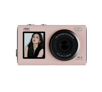 Appareil photo numérique double écran 4K 80 MP Systèmes de mise au point automatique 30 % d'autonomie prolongée pour voyage, école, activité, appareil photo numérique portable avec double écran