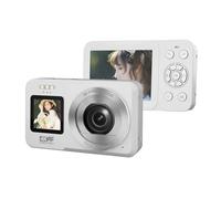 Appareil Photo Numérique Double Écran 64mp Enregistrement Vidéo 4K Zoom Optique 18X Corps ABS pour Adolescents Compact De Voyage pour Étudiants