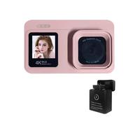 Appareil Photo Numérique, Écran 4k 64, 18x, Rechargeable avec Étui Portable pour Les Débutants en Voyage Vlog, Portable pour Les Activités De Plein Air des Adolescents