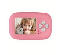 Appareil Photo Numérique Écran HD 2.0 Pouces pour Instax pour Mini Film - pour Impression Instantanée Lecteur MP3 avec Support 128GB Rose (Rose)