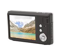 Appareil Photo Numérique, écran LCD 3,0 Pouces 4K 48MP 16X Zoom, Caméra de Vlogging Portable Anti-secousse, avec Câble USB, pour Adolescents et Enfants Débutants (Black)