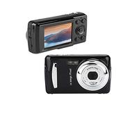 Appareil photo numérique, écran LCD HD 720p de 2,4 pouces, zoom numérique 4x, 16 MP 30 fps, caméra vidéo, caméscope, carte mémoire pour enfants (noir) (couleur : noir)